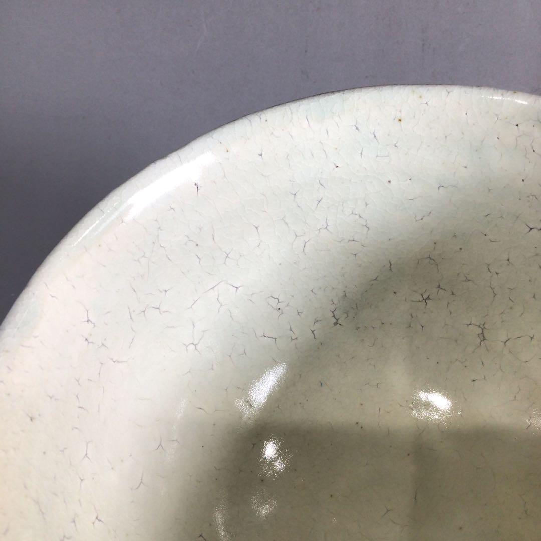 Ｐ１６０　茶碗　『萩焼』『煌雪窯　清水啓功造』『白萩茶碗』　抹茶碗　共箱　茶道具