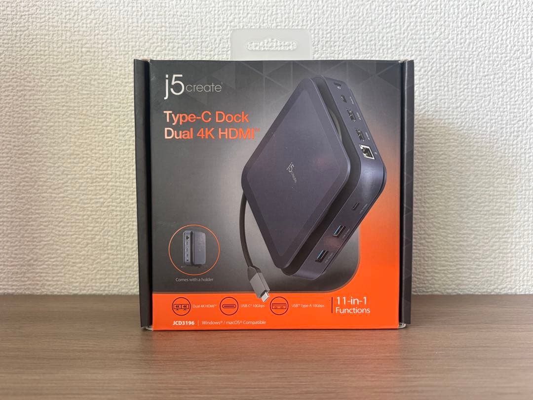 j5create USB Type-C ドック Windows・macOS対応