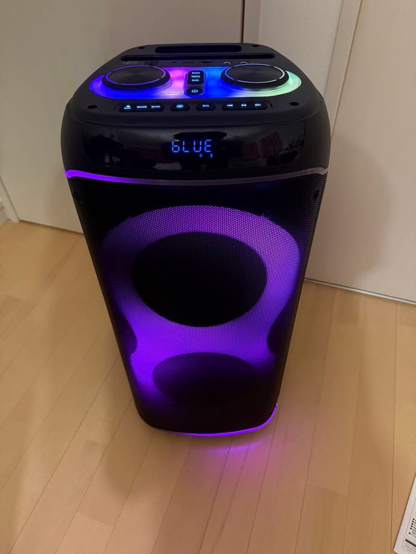 ワイヤレススピーカー LEDライティング付き
