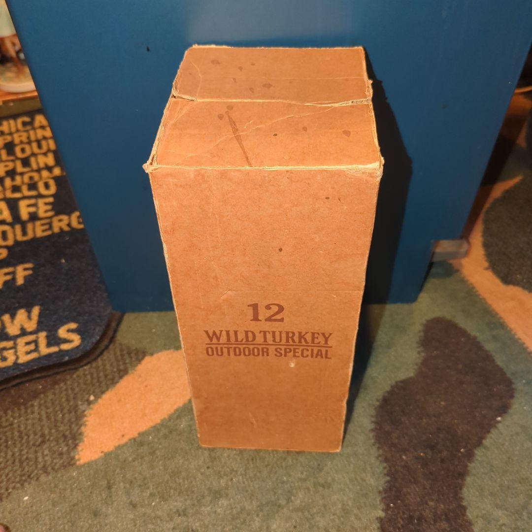 空瓶　Wild Turkey 12年 アウトドアスペシャルセット