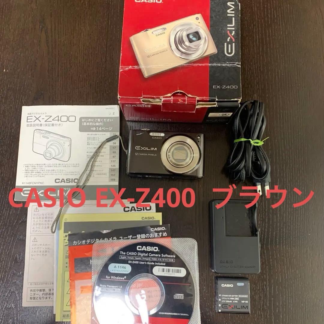 CASIO カシオ EX-Z400 BN ブラウン コンパクトデジタルカメラ