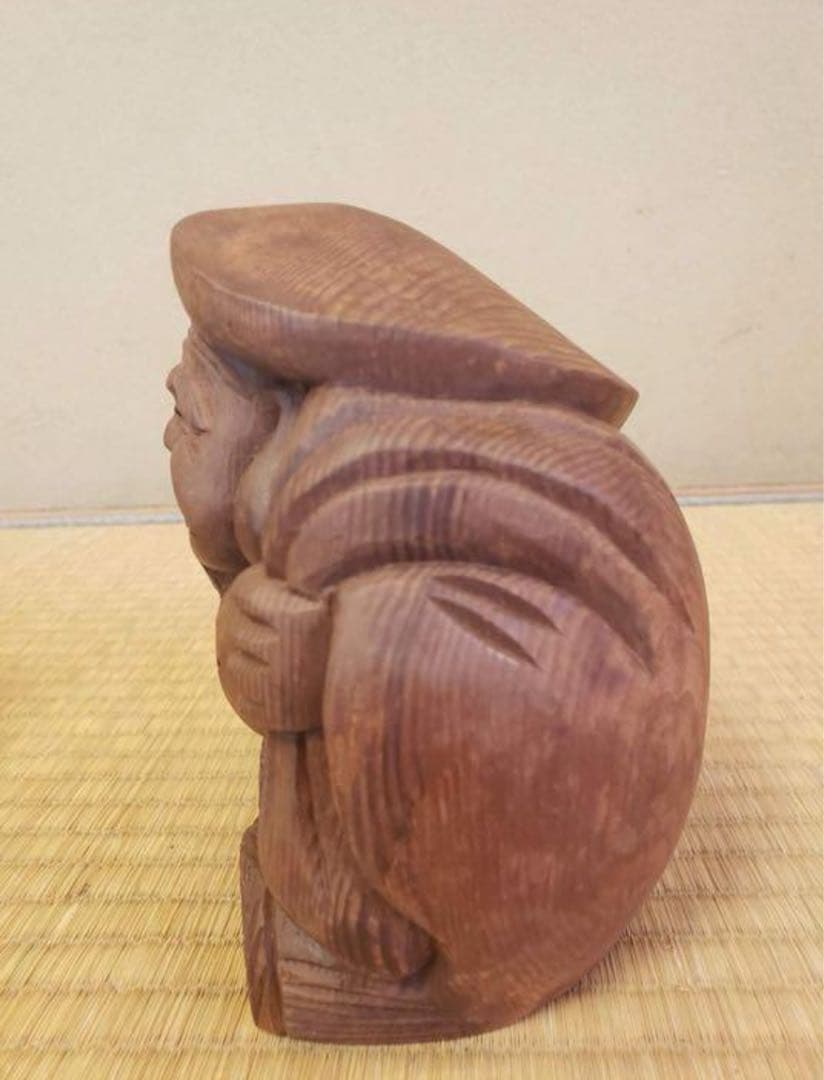 木彫り 七福神 大黒様 恵比寿様