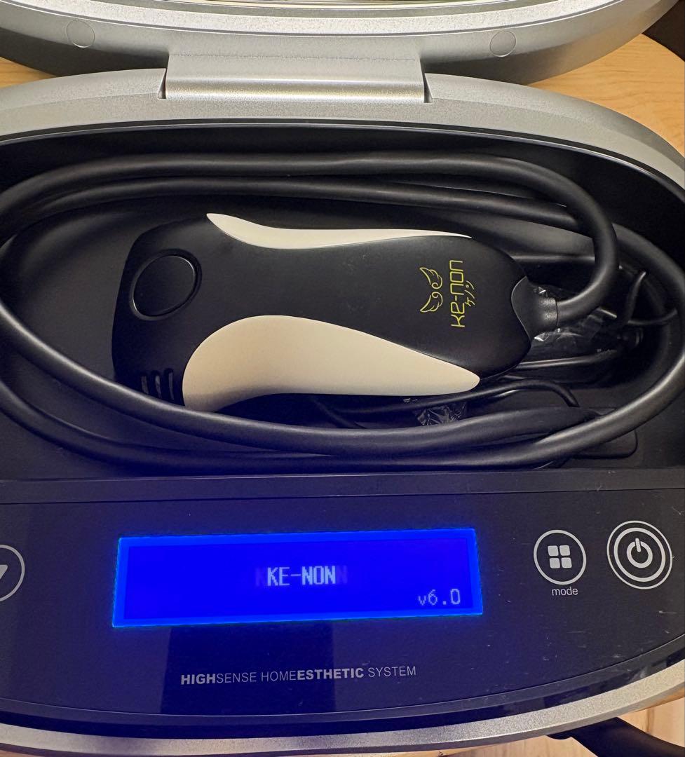 【ほぼ未使用】KE-NON 脱毛器 Ver 6.0 2つのカートリッジ付き