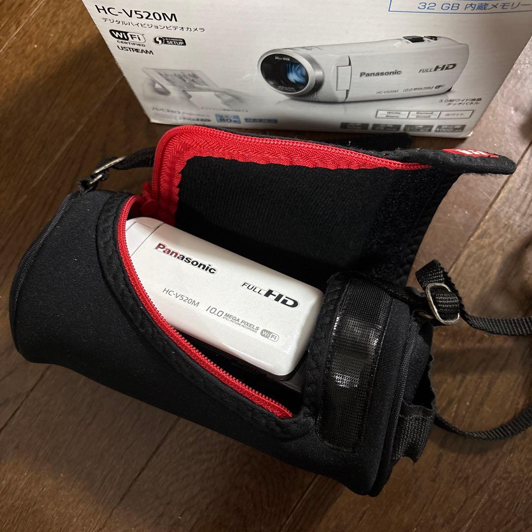 Panasonic HC-V520M/デジタルハイビジョンビデオカメラ/一部異常