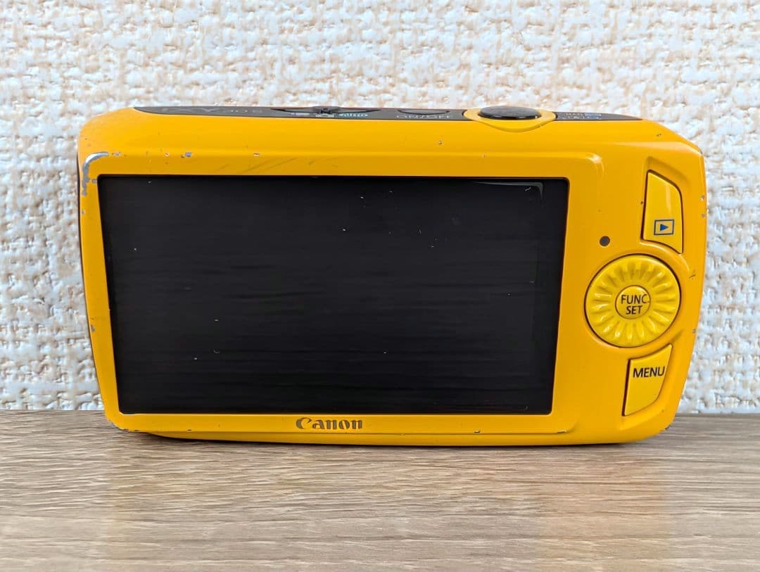 【ジャンク品】Canon IXY 30S イエロー コンパクトデジタルカメラ
