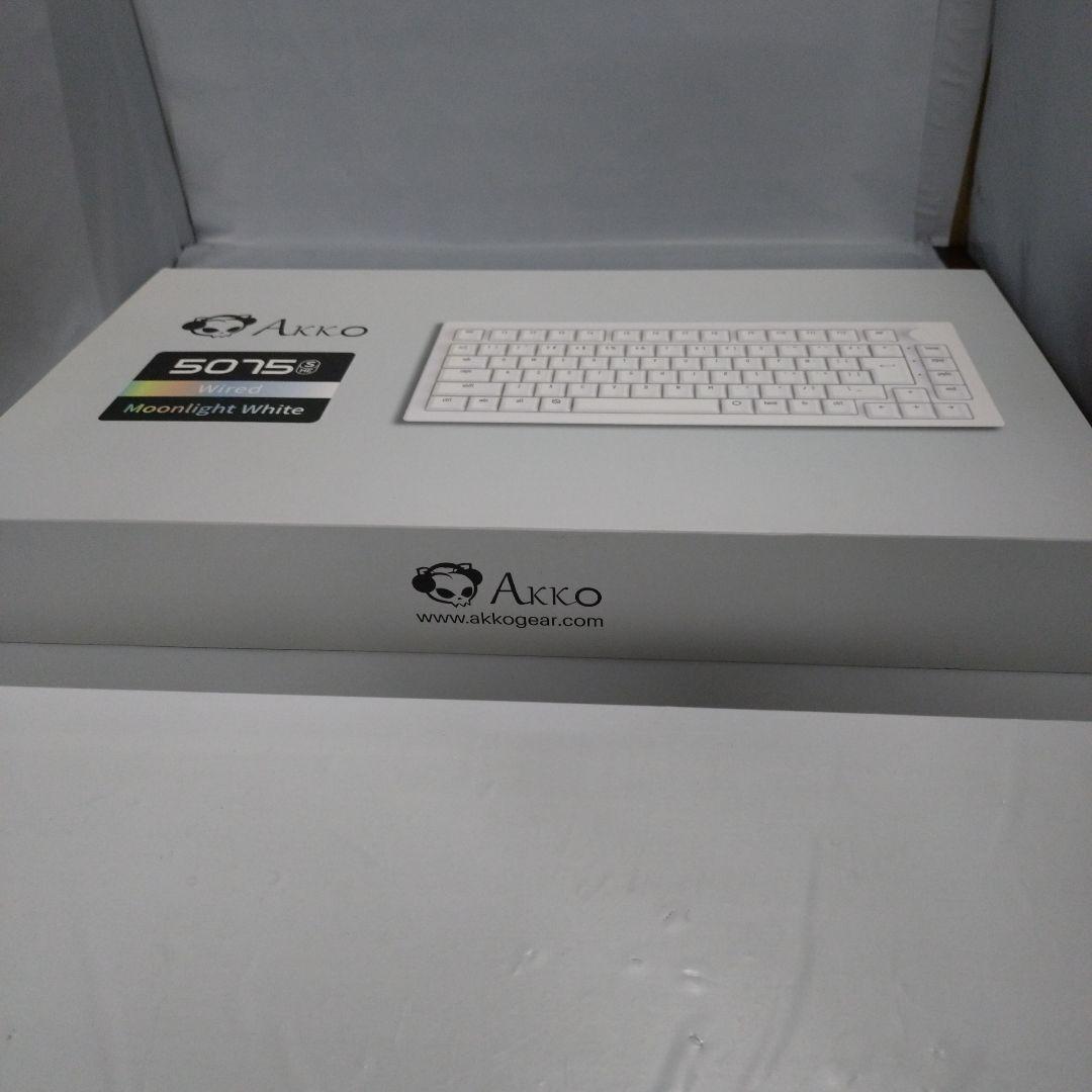 キーボード Akko 5075 S-HE Wired Moonlight White