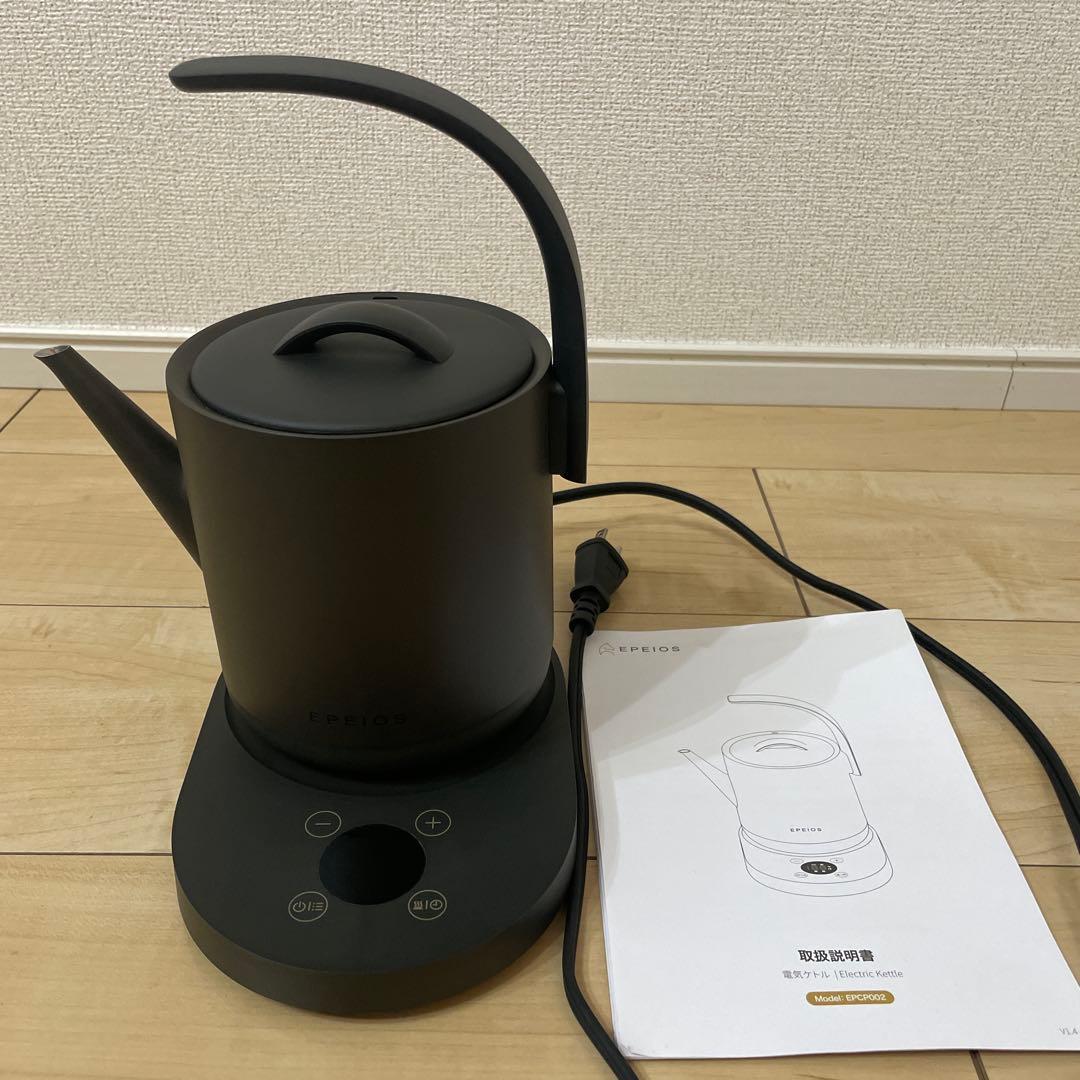 EPEIOS 電気ケトル COVE 750ml 1℃単位 温度設定 24保温