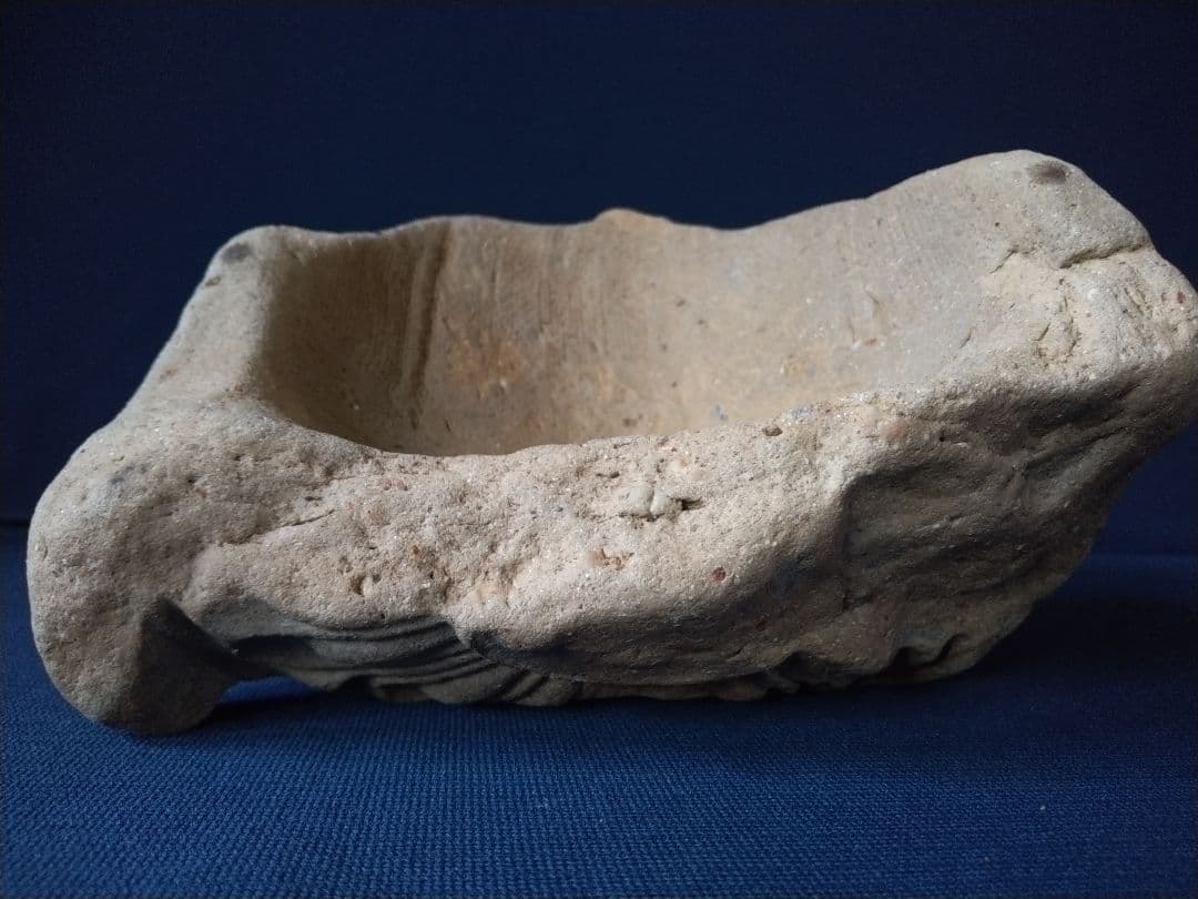 白鳳時代　複弁蓮華文鐙瓦　骨董　古美術　仏教美術　茶道具　土器　須恵器　発掘品