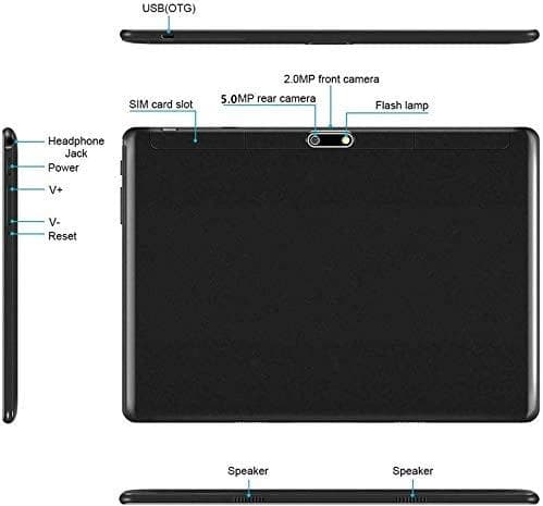 10 インチ Android 8.1 タブレット 3Gロック解除 4GB RAM