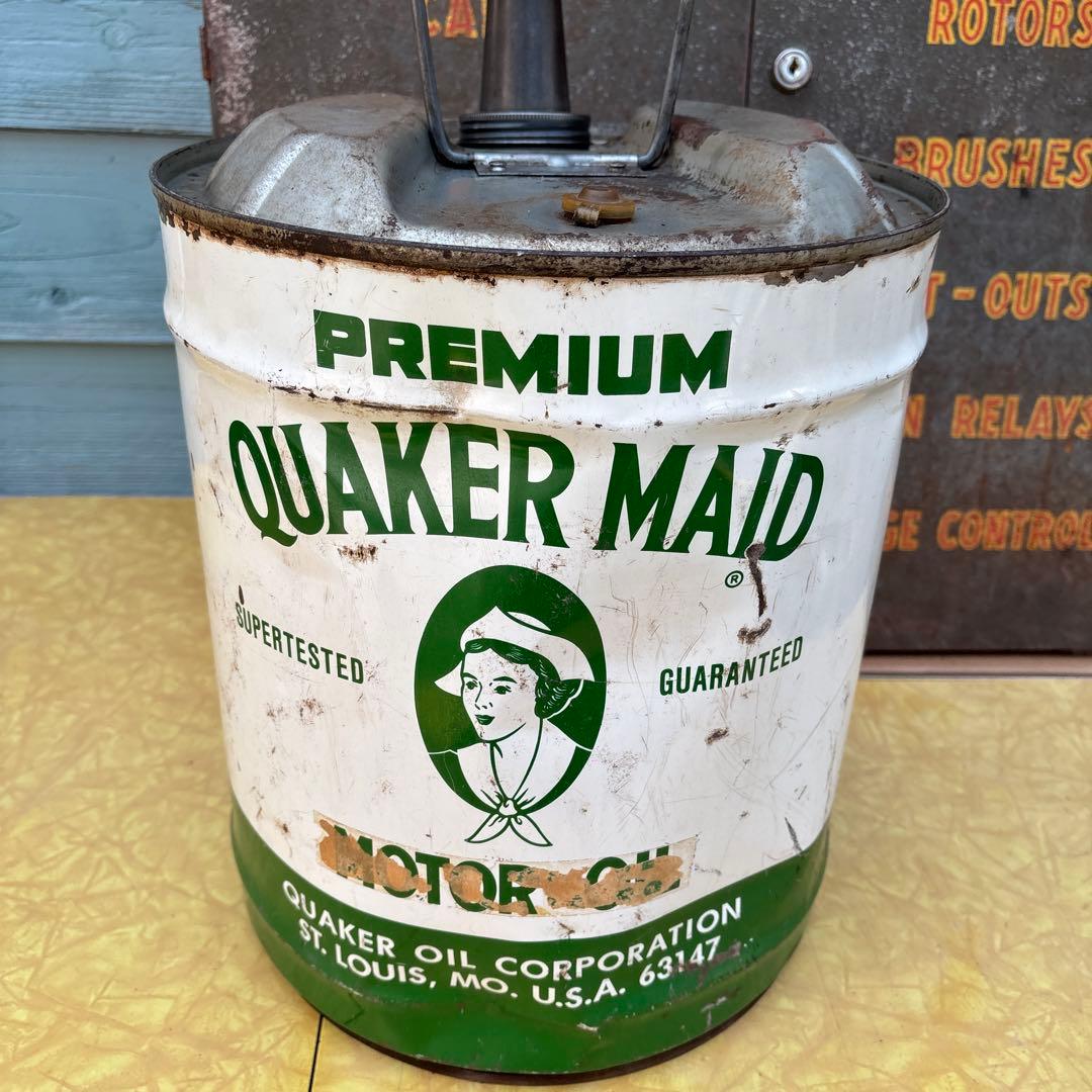 USA VINTAGE QUAKER MAID 5ガロン缶 1970s