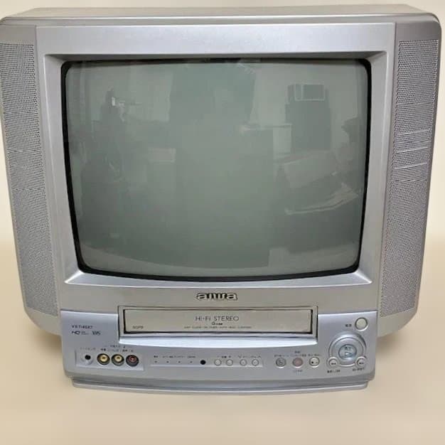 【レア】aiwa ブラウン管テレビ・テレビデオ本体 14インチVX-T14SX7