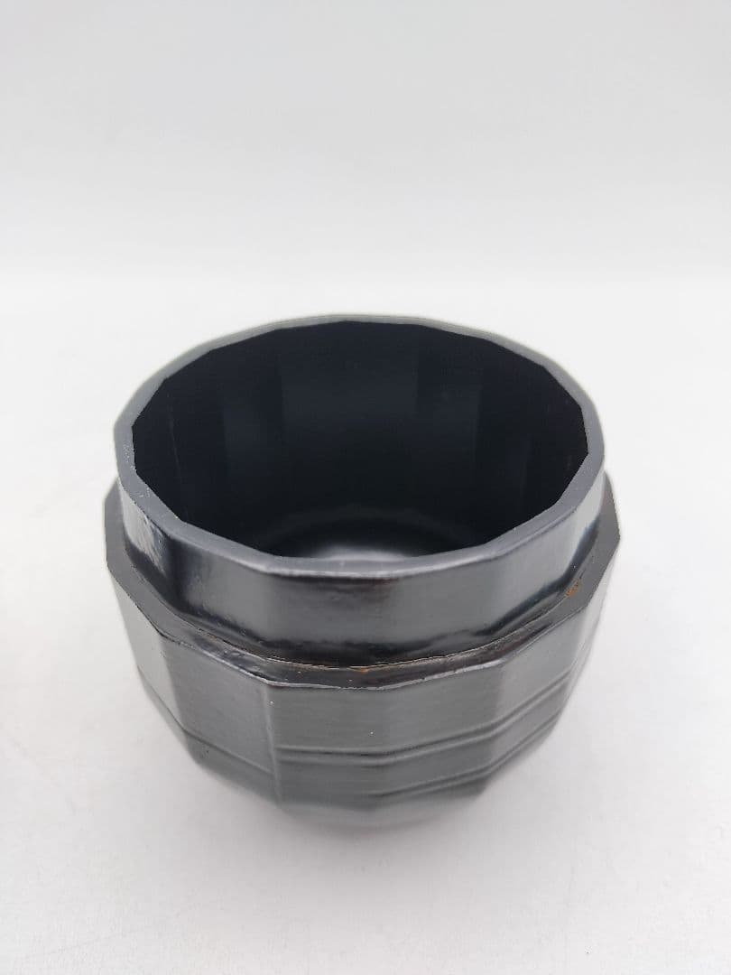 d160【新品・未使用】大棗 菊桐蒔絵 坂下雄峰 山中 木箱 茶道具