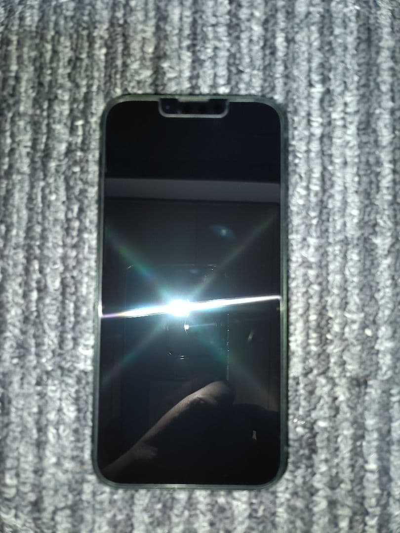 iPhone13　128GB　SIMフリー　グリーン iFase13付