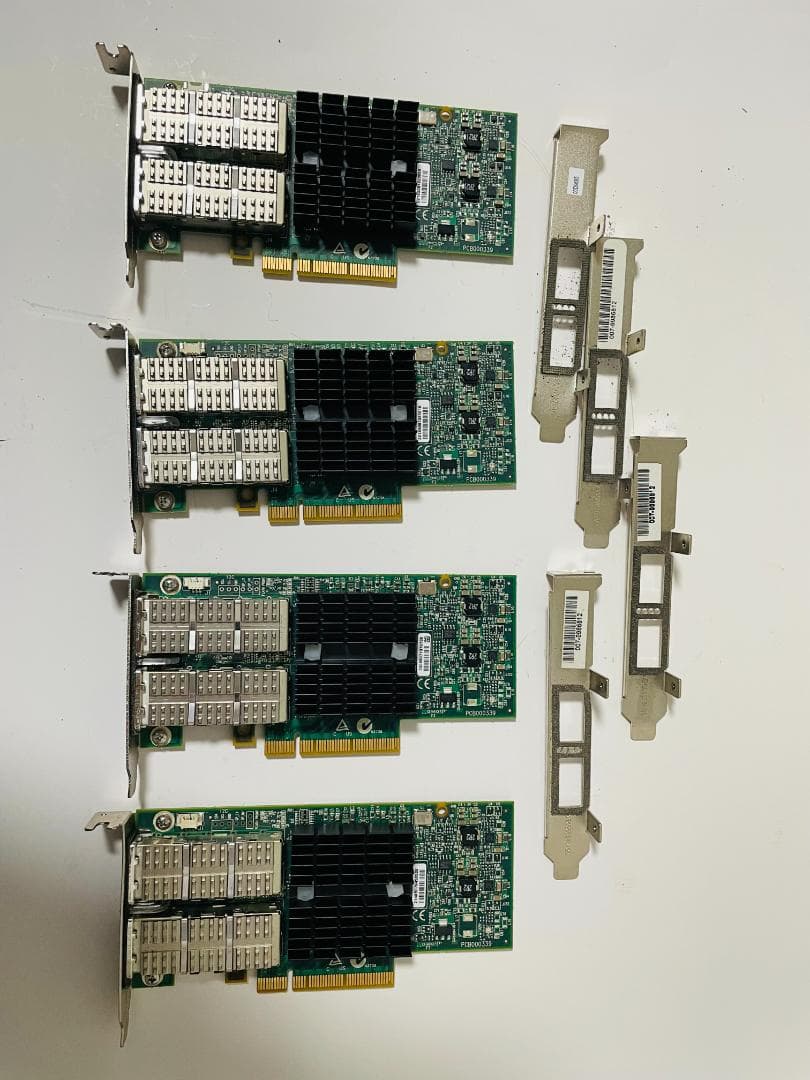 HP544+QSFP MellanoxConnectX-3 10/40Gb 4枚