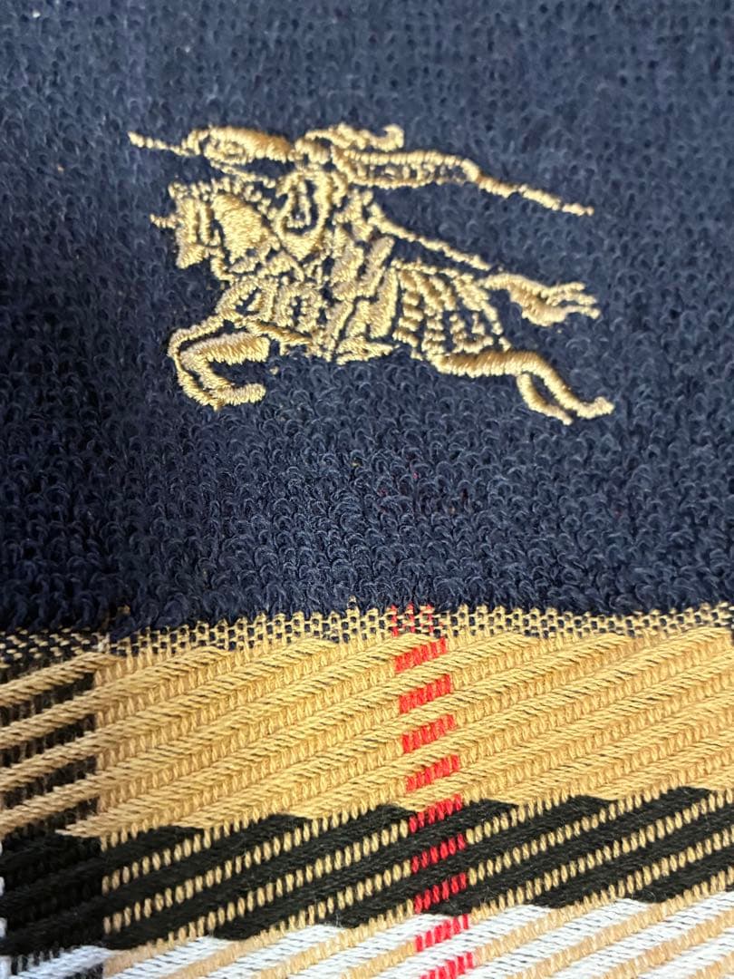 BURBERRYタオルセット　ロゴホース刺繍入り　ノバチェック