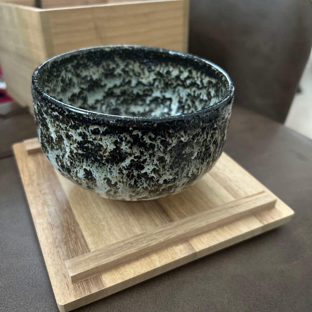 茶盌　小鹿田焼　坂本明山