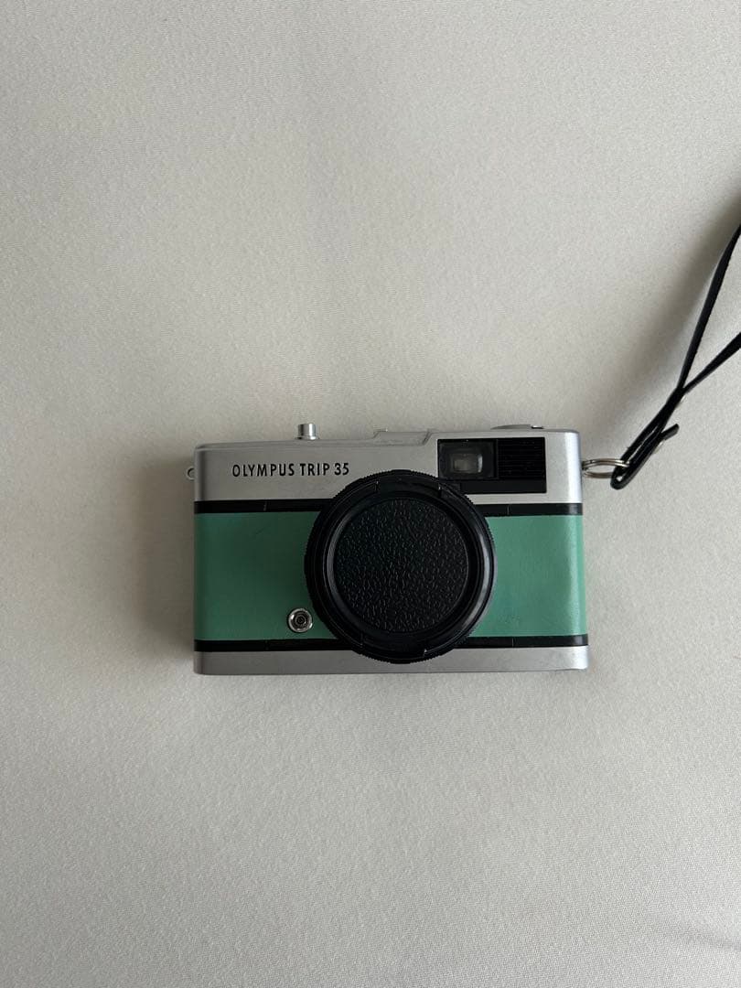 OLYMPUS TRIP35 フィルムカメラ 緑　動作確認済み　オリンパス