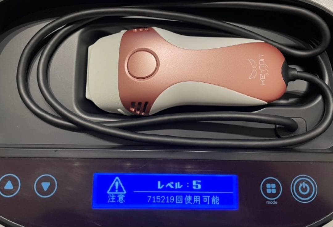 ケノン KE-NON ver8.6 フラッシュ式脱毛器 ピンクゴールド