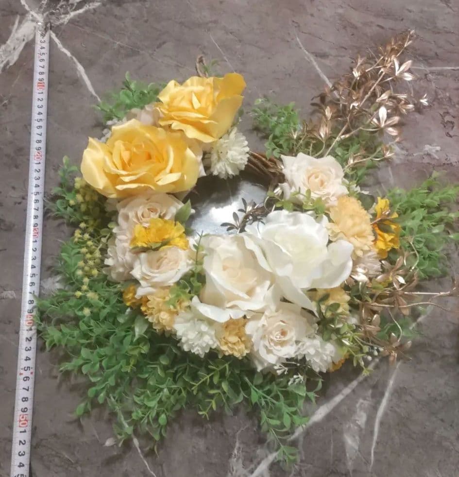 風水玄関リース　お家の玄関素材方角なども 参考になさって下さいませ☆