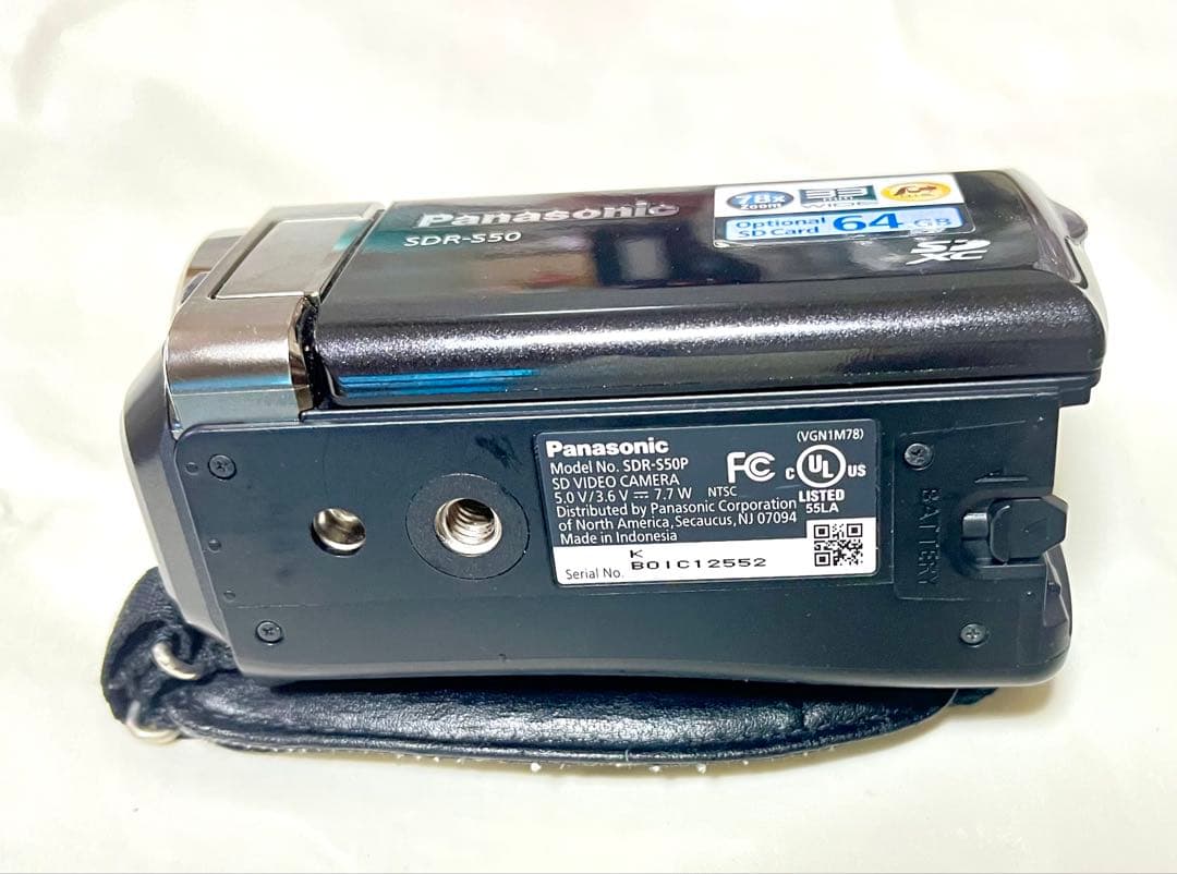 Panasonic SDR-S50 ビデオカメラ 78xズーム 64GB