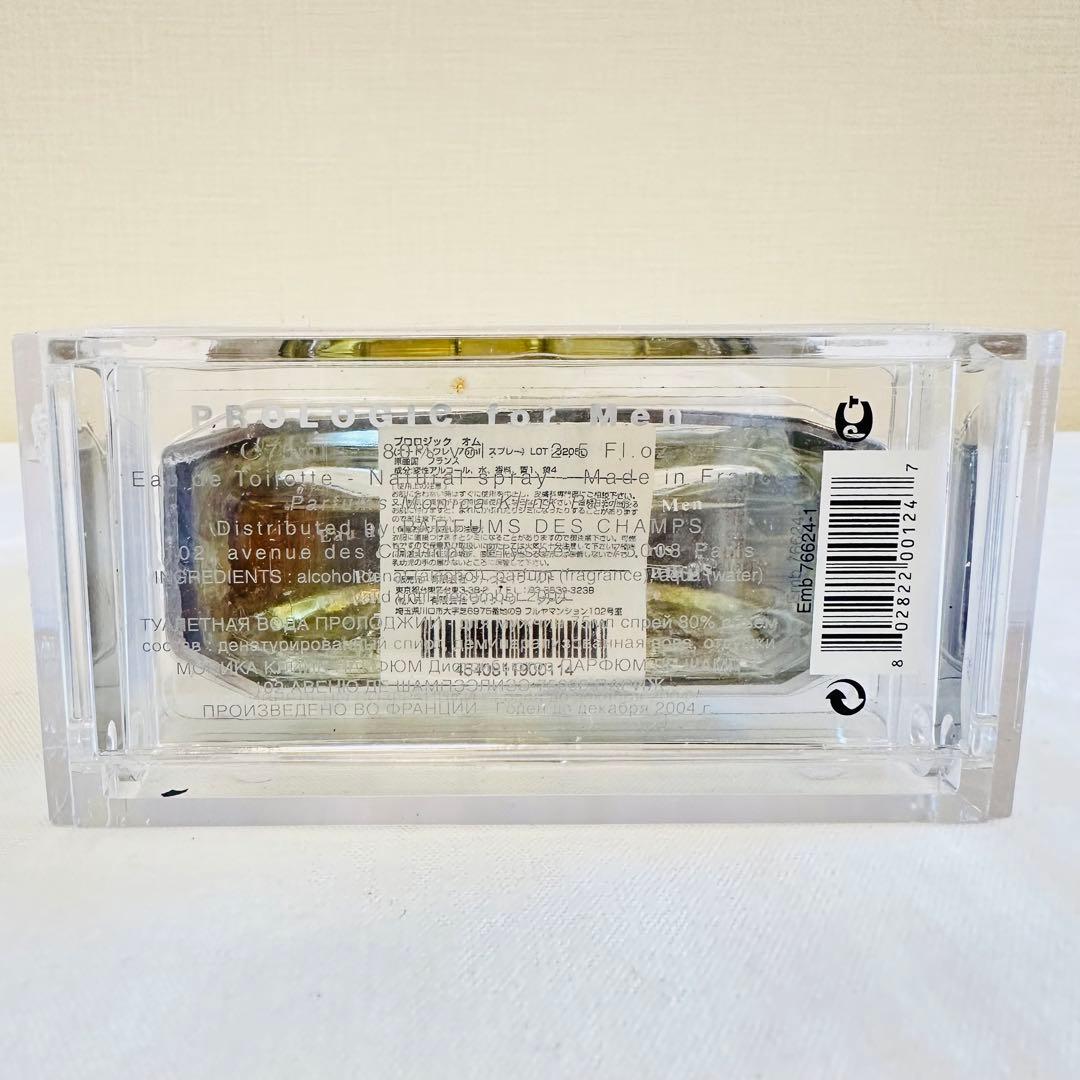 新品　プロロジック　オム　オードトワレ　香水　75ml