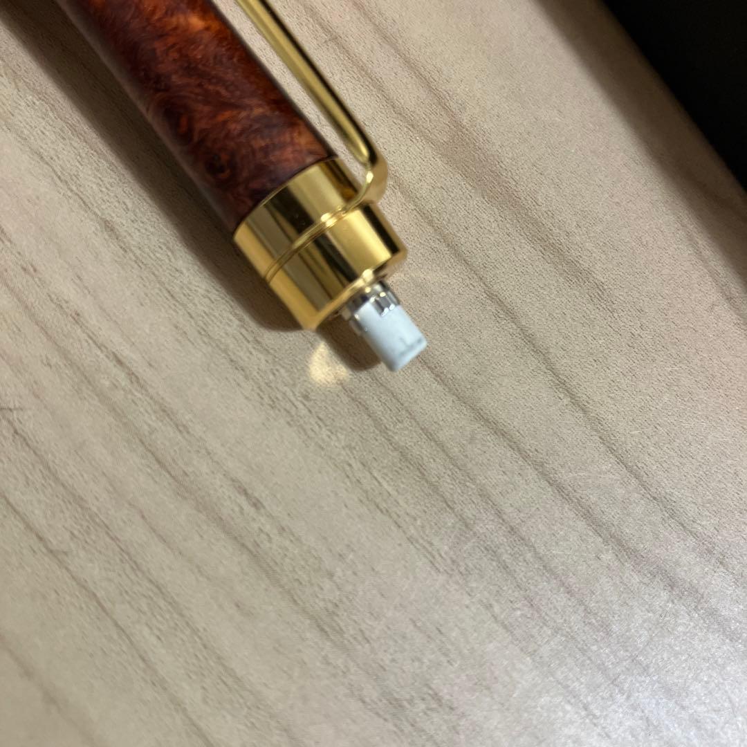 こぶた工房極上花梨瘤　ゴールド金具