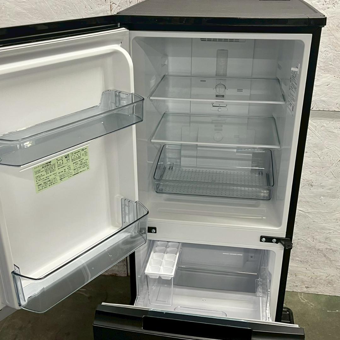 シャープ 2ドア 冷蔵庫 SJ-D15K-H 2023年 152L HY2993