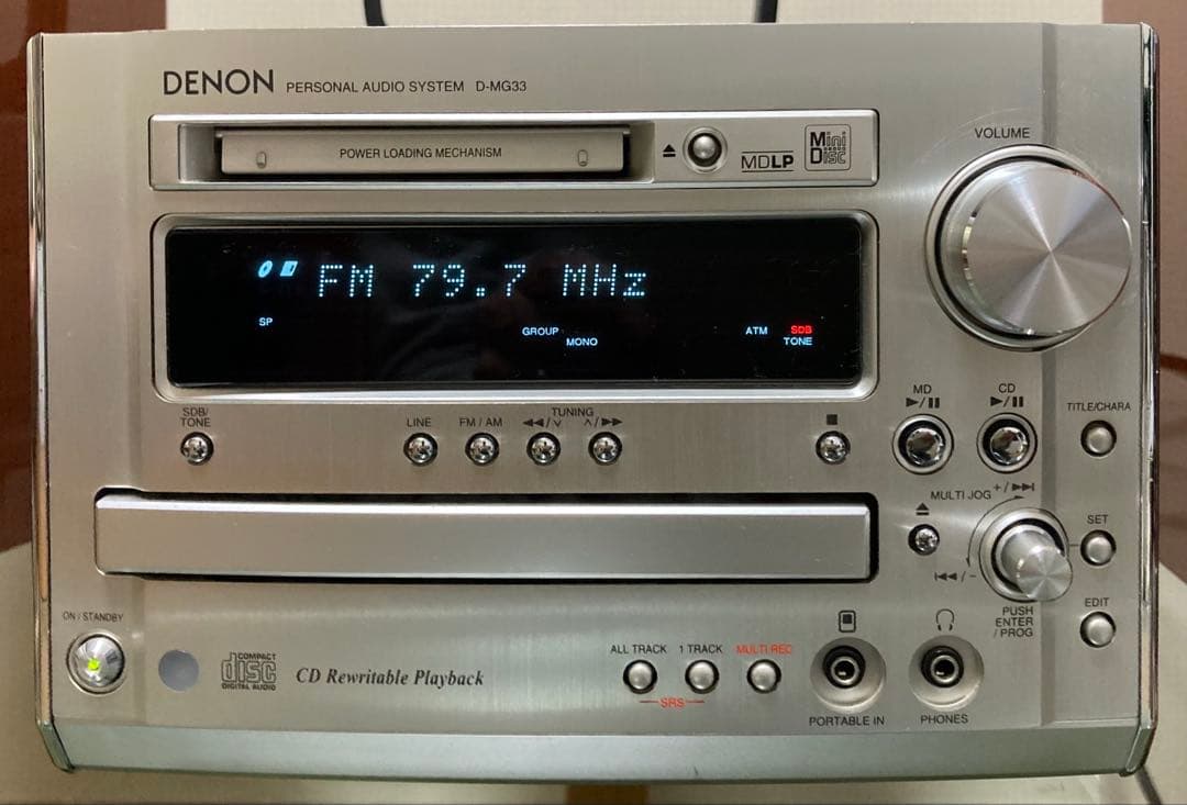 【美音】DENON ラシビア D-M33 デノン ・リモコン付