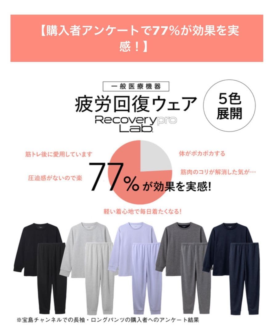 【新品】リカバリープロラボ（Ｌ）ネイビー　上下SET／上質を贈る【ホワイトデー】
