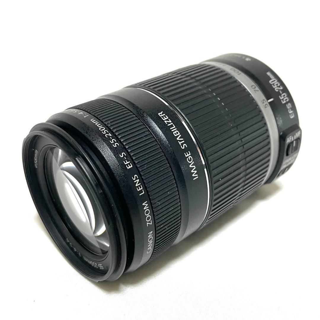 安心の手ぶれ補正☘️ EF-S 55-250mm 望遠ズームレンズ コンパクト✨
