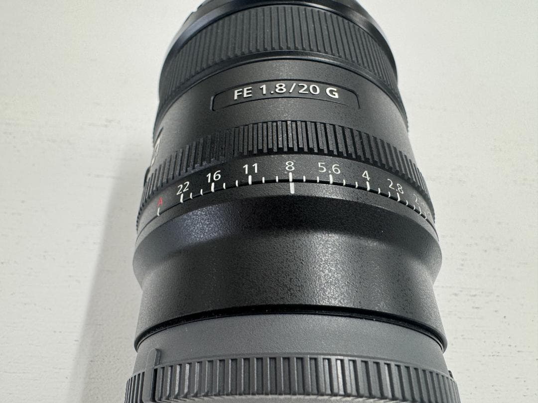 【新同品】　SONY FE 20mm F1.8 G SEL20F18G ソニー
