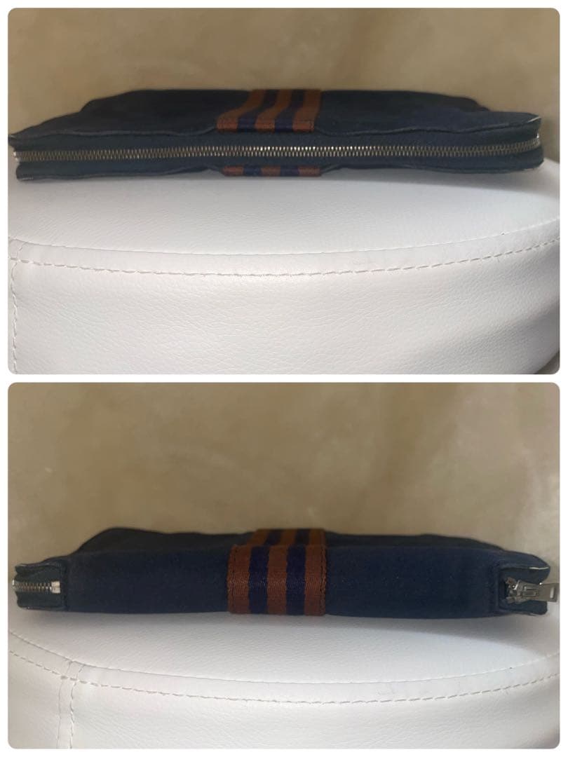 【HERMES】 エルメス パースGM エールライン 長財布 ラウンドファスナー