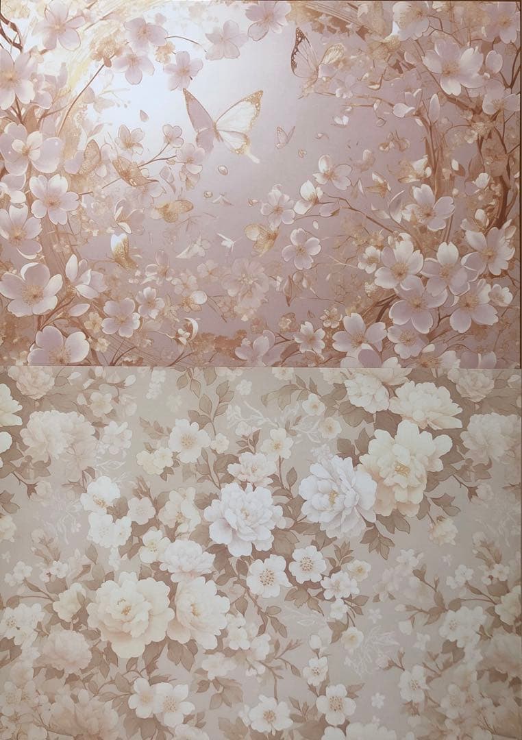kinakomoti様デザインペーパー・サクラカラー和柄⑴