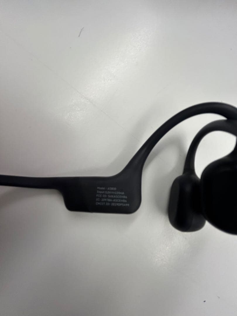 AFTERSHOKZ 骨伝導イヤホン　AS800 ブラック