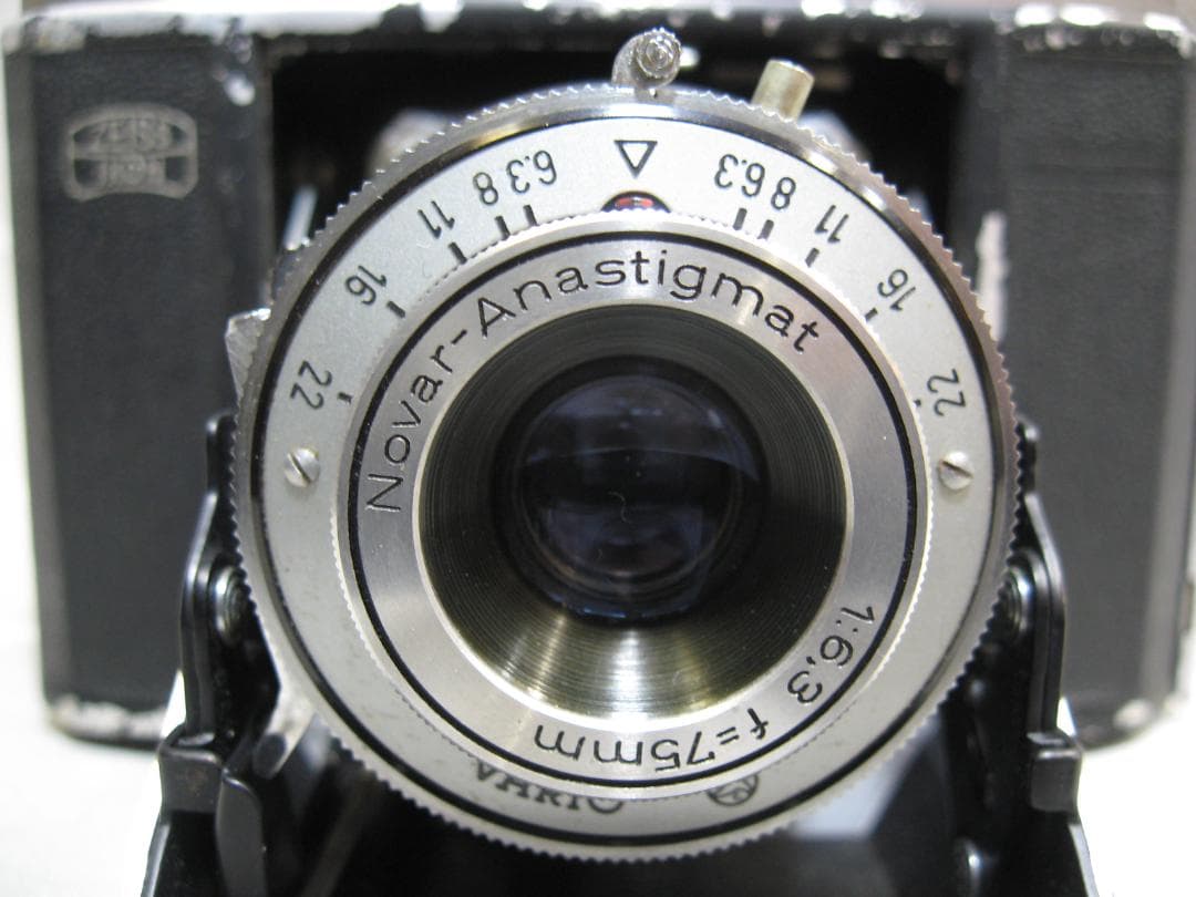 ツァイスイコン 蛇腹カメラ NETTAR Novar F6.3/75mm