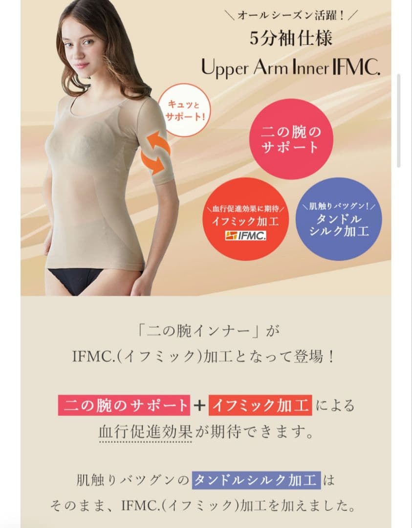 マルコ 二の腕インナー カーヴィシャス柄 新品未開封 サイズM