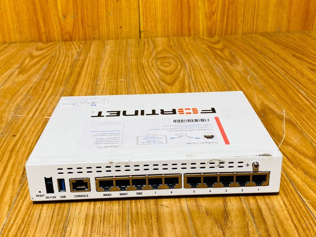 FORTINET FortiGate-60E FG-60E 動作確認済み