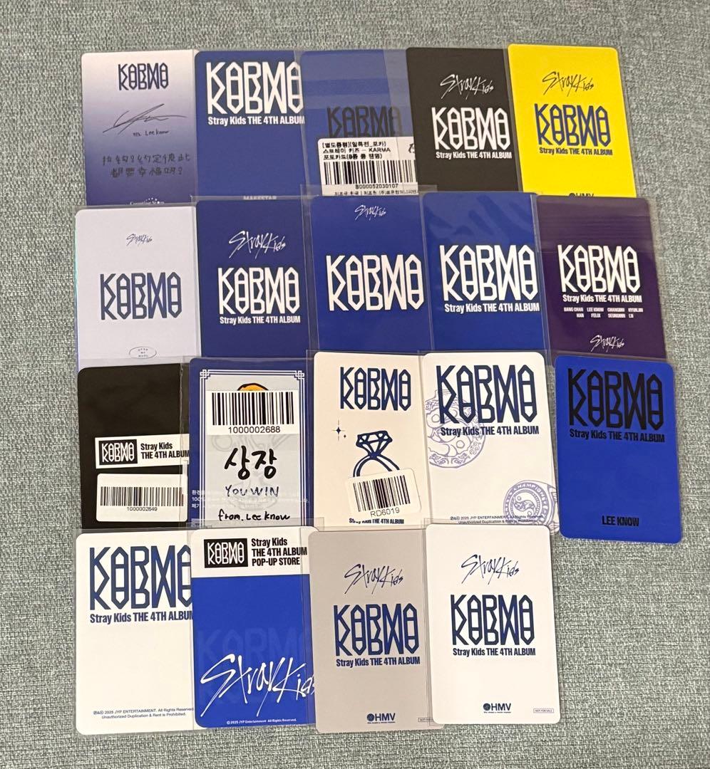 straykids トレカ リノ KARMA popup exhibition
