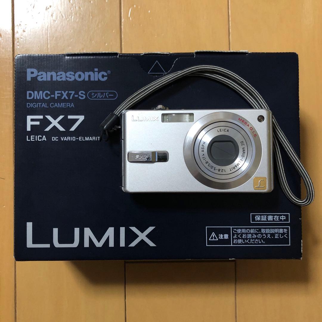 【レトロなデジカメ】 Panasonic DMC-FX7-S シルバー