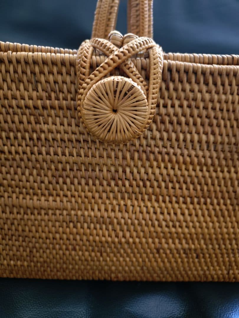 【バリ島アタ製】ハンドメイド かご バスケット バッグ