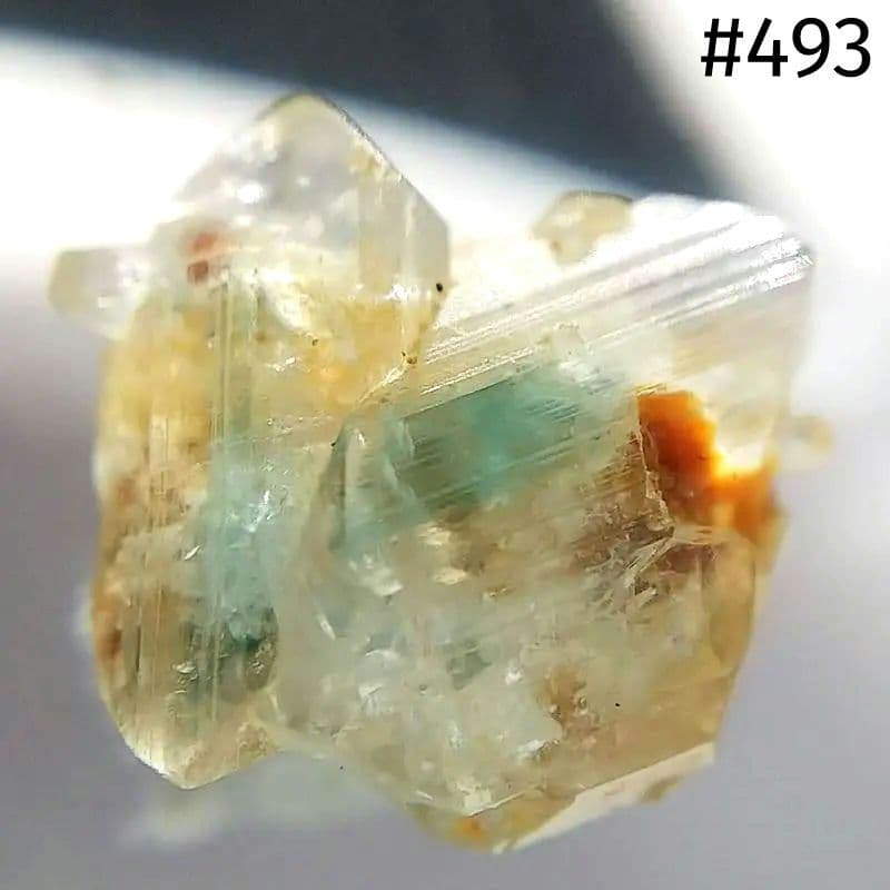 493 ユークレース クラスター 結晶 原石