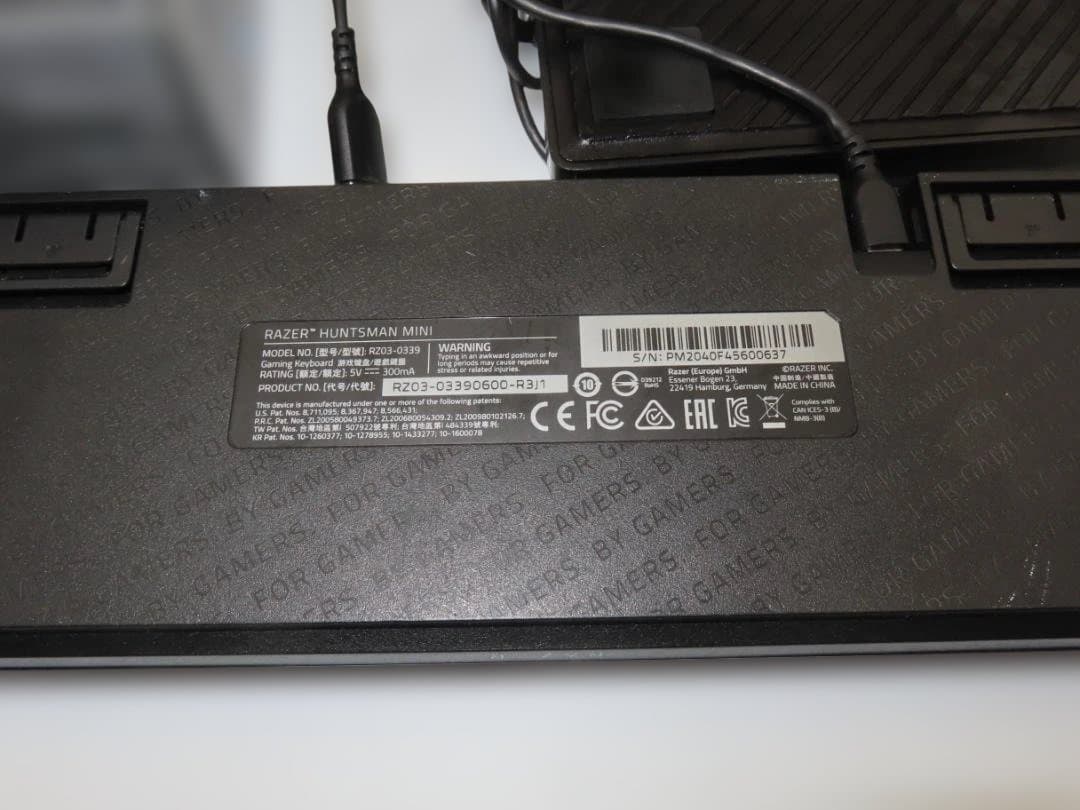 Razer HUNTSMAN MINI ロジクール pro ゲーミングキーボード