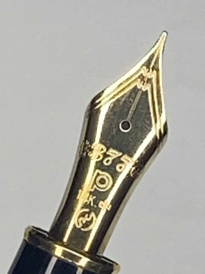 [希少・JISマーク付き]プラチナ万年筆#3776・14K(中)刻印