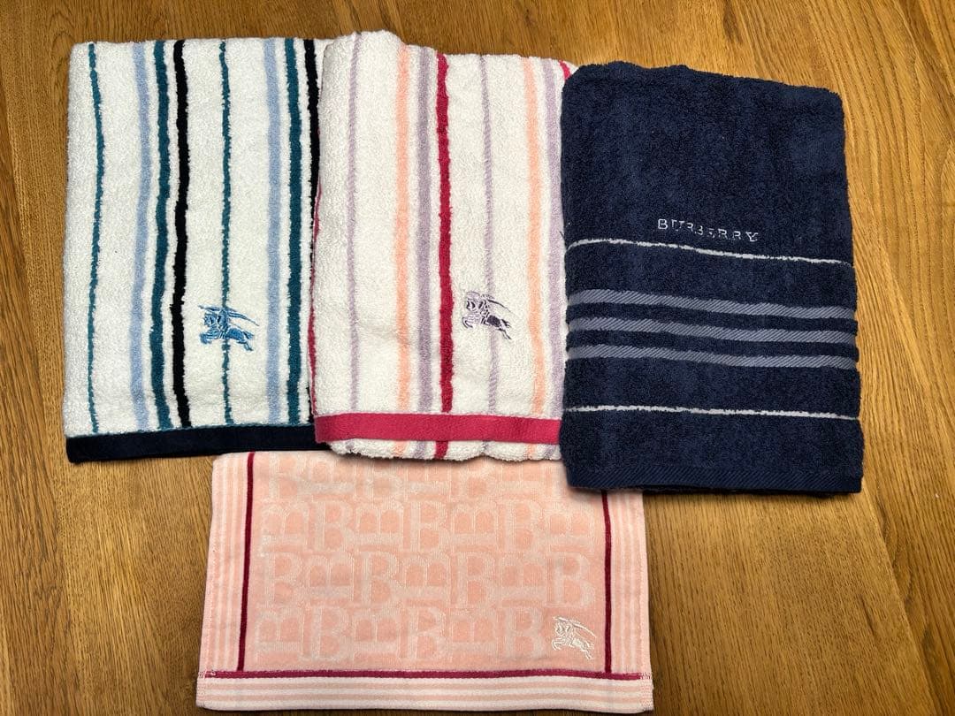 BURBERRY バスタオルフェイスタオル セット正規品