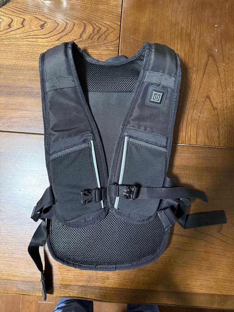 ペルチエ　クールベスト メッシュ素材 黒
