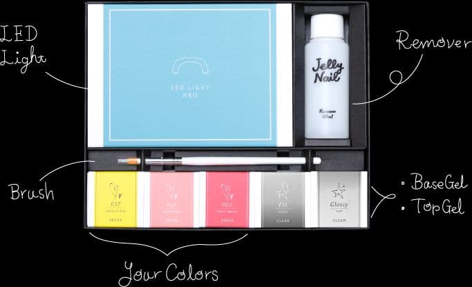 ジェルネイルキットベーシックセット
