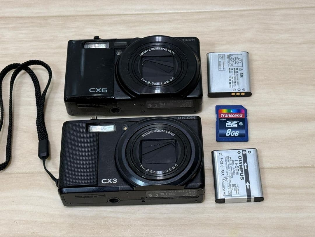 Ricoh CX6 & CX3 コンパクトデジタルカメラ 2台セット