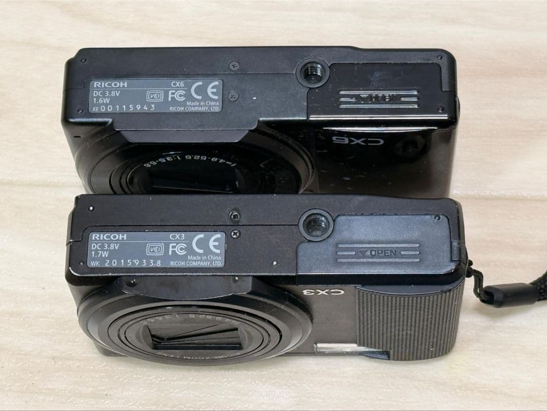 Ricoh CX6 & CX3 コンパクトデジタルカメラ 2台セット