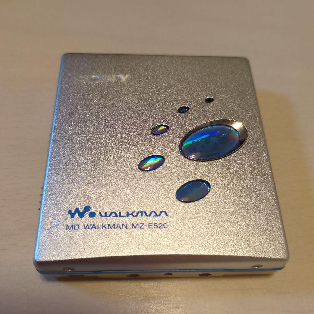 動作確認済【ウォークマン】SONY MD WALKMAN MZ-E520