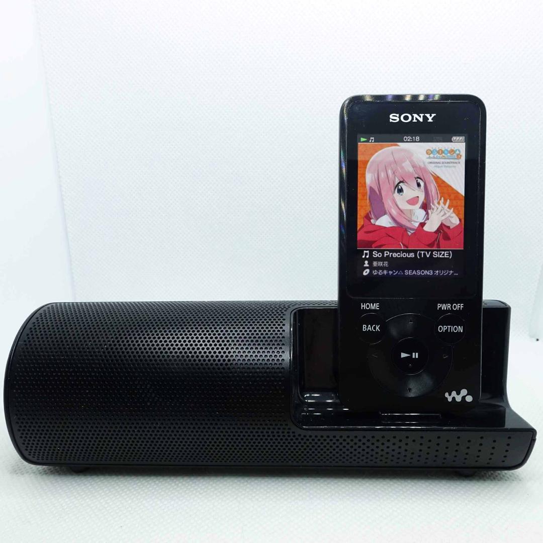 【動作OK】SONY ウォークマン NW-S784 ブラック＋USB＋スピーカー